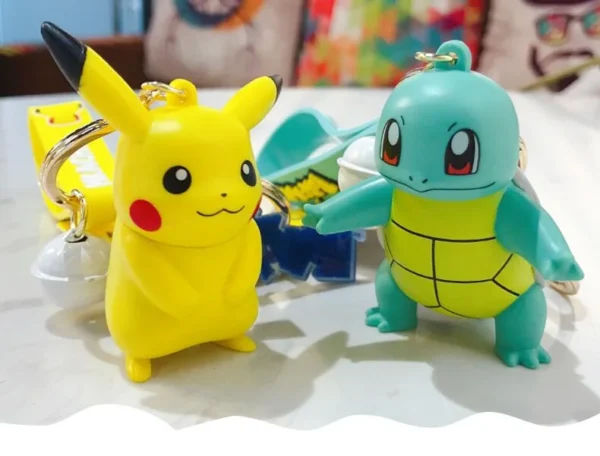 Pikachu/Bulbasaur/Charmander/Squirtle/Psyduck/Jigglypuff - Pokemon Key Chains - Official [In Stock]