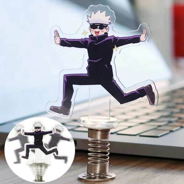 Funny Gojo Satoru Shaking Acrylic Stands Display - Free Shipping - Jujutsu Kaisen [In Stock]