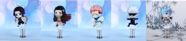 Jump Characters Series 001 Chibi Ver. Shaking Acrylic Stands Display - Free Shipping - Demon Slayer: Kimetsu no Yaiba Jujutsu Kaisen Re:Zero [In Stock]