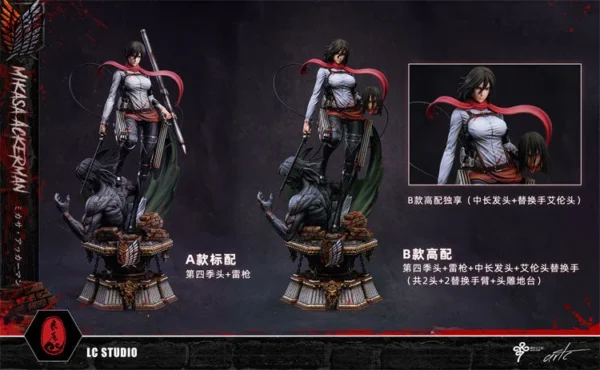 Mikasa Ackerman - Attack On Titan Resin Statue - LC-Studios [In Stock]