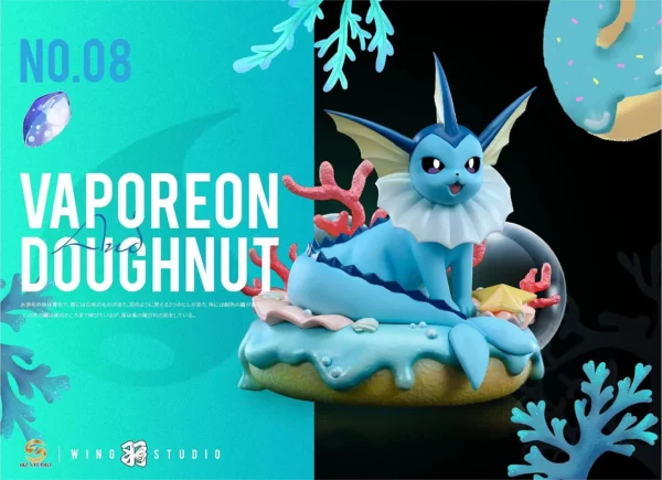 Vaporeon Doughnut - Pokemon Resin Statue - Wing Studio [In Stock]