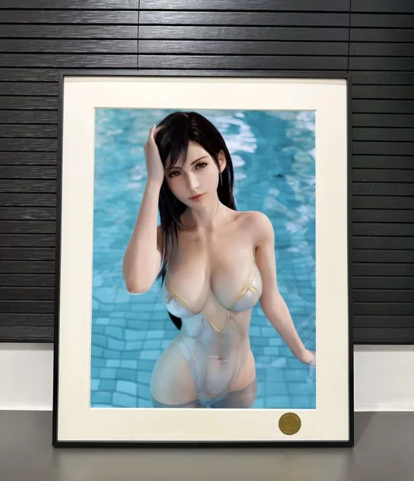 Swimpool Ver. Tifa Lockhart Decorative Painting - (FF7) Final Fantasy VII - Xingkong Studio [Pre-Order]