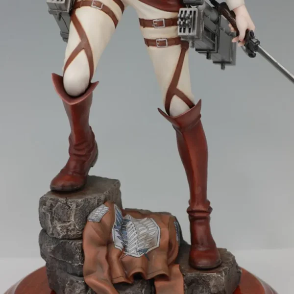 1/7 Attack on Titan Shingeki no Kyojin Mikasa Ackerman GK Unpainted Unassambled Resin White Model Kit Toys - Image 6