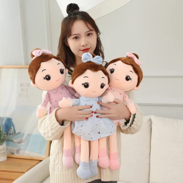 45CM Cute Angel Girl Plush Toy Lovely Stuffed Anime Figure Doll Wear Beautiful Dress Soft Toys For Girls Nice Gifts - Image 4