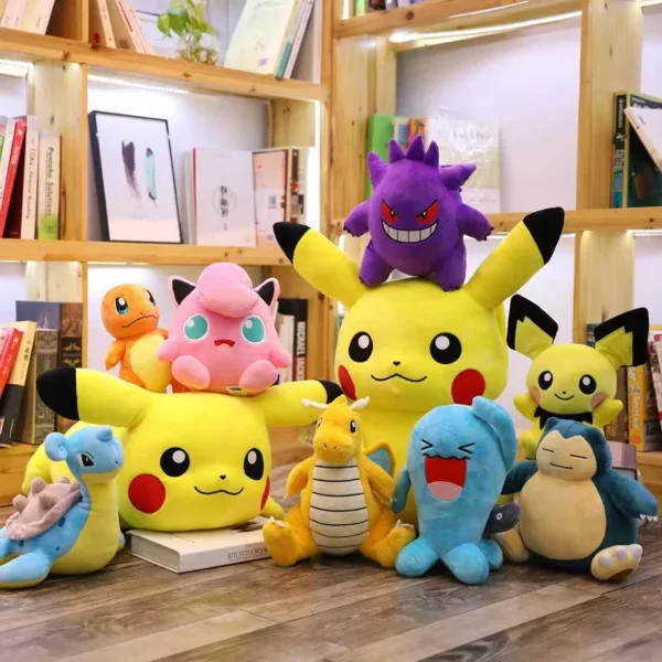 43 Styles Anime Pokemon Original Kawaii Plush Doll Toys Pikachu Charizard Cartoon Figure Plush Throw Pillow Boys And Girls Gifts - Image 2