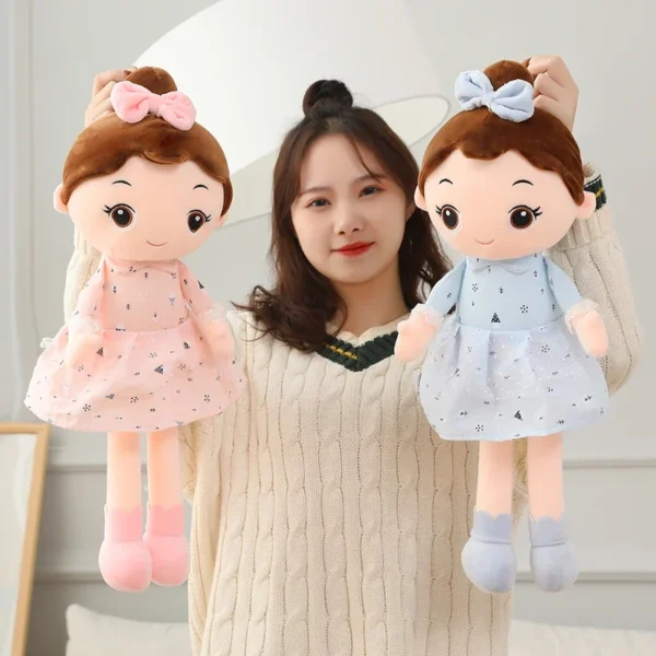 45CM Cute Angel Girl Plush Toy Lovely Stuffed Anime Figure Doll Wear Beautiful Dress Soft Toys For Girls Nice Gifts - Image 5