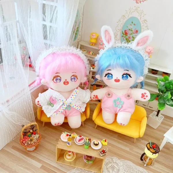 20cm IDol Doll Plush Cotton Star Dolls Kawaii Stuffed Baby Plushies No Attributes Dolls Toys Fans Collection Children Gifts - Image 5