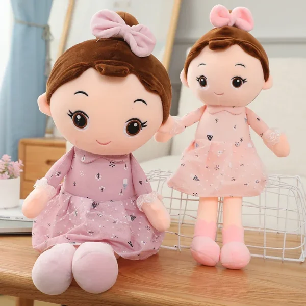 45CM Cute Angel Girl Plush Toy Lovely Stuffed Anime Figure Doll Wear Beautiful Dress Soft Toys For Girls Nice Gifts - Image 2