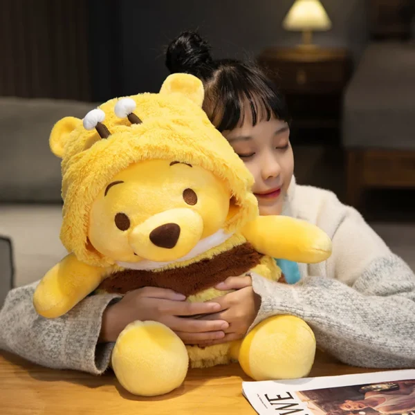 50cm Genuine Disney Bee Winnie The Pooh Plush Toys Pillow Kawaii Anime Bear Stuffed Doll Toys For Children's Birthday Xmas Gifts - Image 4