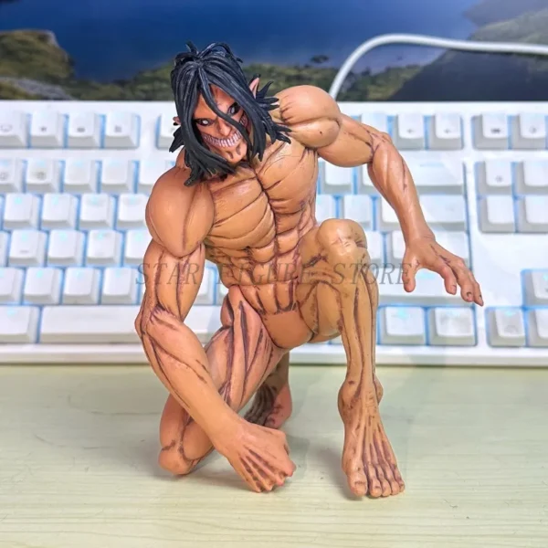 Attack on Titan Eren Levi Mikasa Action Figure Shingeki no Kyojin The Founding Titan Figurine Model Toys 15cm Desktop Ornaments - Image 5