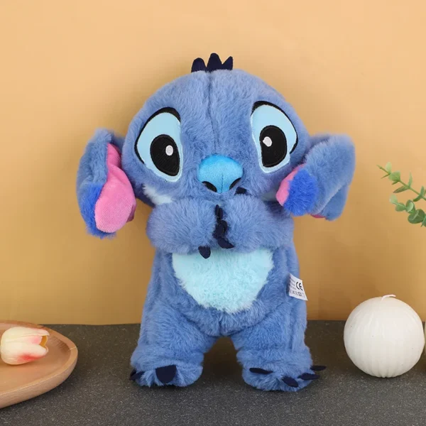 Stitch Baby Sleeping Companion Sound Soothing Musical Plush Toy With Air Bag And Light Doll Breathing Toys Gifts Kawaii Toys - Image 3