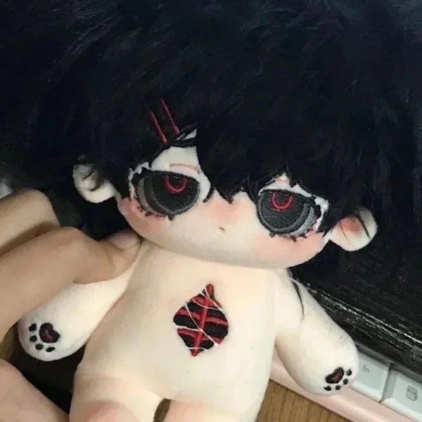 20cm No Attributes Cute Exquisite Plush Doll Toys Demon Stuffed Plushie Dress Up Cospslay Anime Toy Figure Xmas Gifts - Image 5