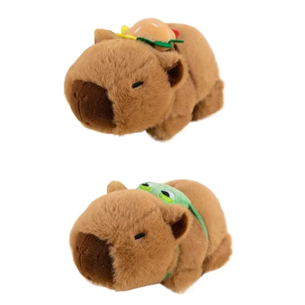 Lovely Capybara Animal Slap Snap Wrap Wristband Bracelet Plush Stuffed Animal Kawaii Capybara Hand Ring Wristband Kid Funny Toys - Image 5