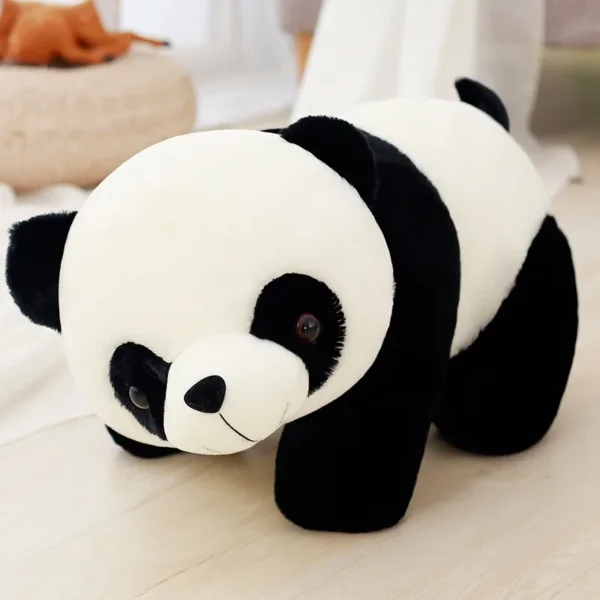 18cm Kawaii Plush Panda Toys Lovely Pillow Panda with Bamboo Leaves Stuffed Soft Animal Bear Nice Birthday Gift for Children - Image 6