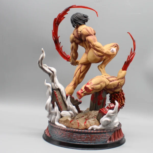 New Attack On Titan Anime Figure The Armored Figures 29cm Titan Eren Jager Action Figurine Model Pvc Statue Ornament Toys Gifts - Image 4