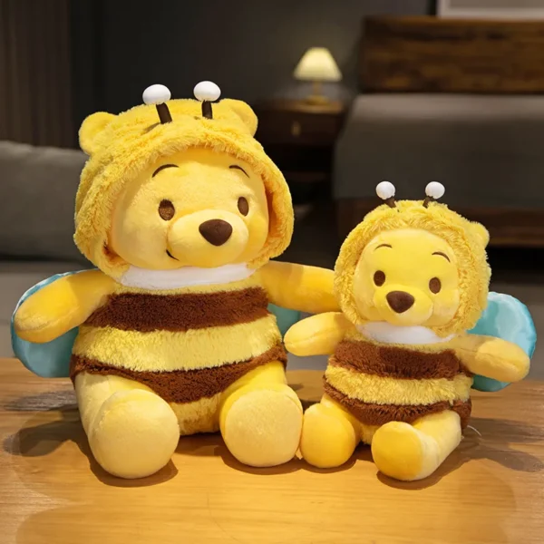 50cm Genuine Disney Bee Winnie The Pooh Plush Toys Pillow Kawaii Anime Bear Stuffed Doll Toys For Children's Birthday Xmas Gifts - Image 2