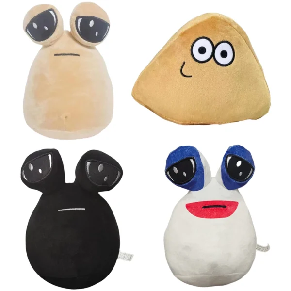 20/22 CM Emotion Alien Plushie Birthday Gifts Stuffed Animal Pou Doll Home Decor Kids Favor Hot Game Plush Toy for Kids Gift - Image 3