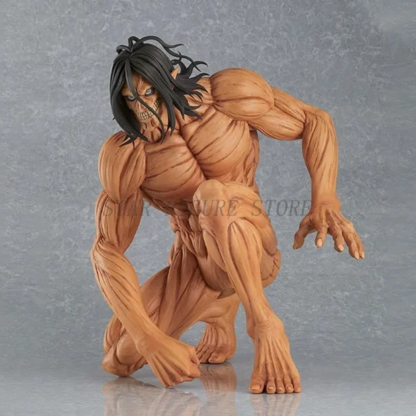 Attack on Titan Eren Levi Mikasa Action Figure Shingeki no Kyojin The Founding Titan Figurine Model Toys 15cm Desktop Ornaments - Image 3