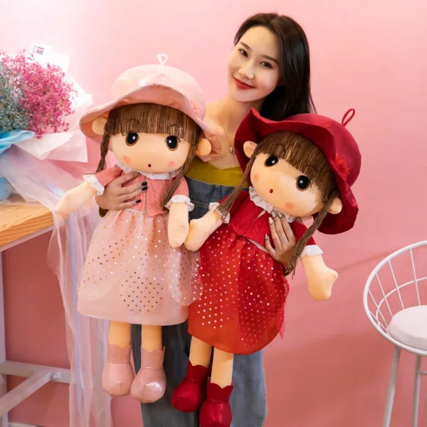 45CM Stuffed Plush Toy Girl's Kids Birthday Gift Stuffed Girl Doll Plush Wedding Rag Doll Cute RagDoll Toy for Girl Boy Gift - Image 3