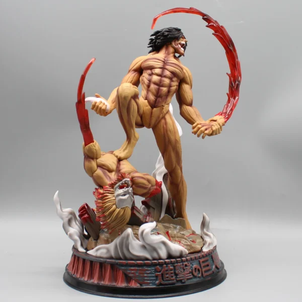 New Attack On Titan Anime Figure The Armored Figures 29cm Titan Eren Jager Action Figurine Model Pvc Statue Ornament Toys Gifts - Image 3