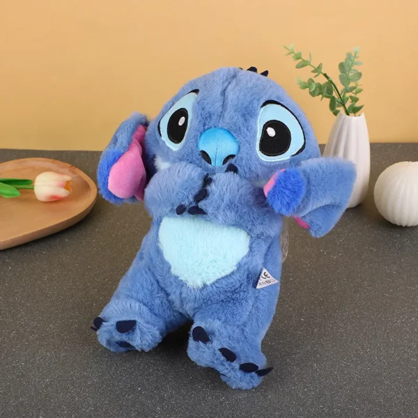 Stitch Baby Sleeping Companion Sound Soothing Musical Plush Toy With Air Bag And Light Doll Breathing Toys Gifts Kawaii Toys - Image 4