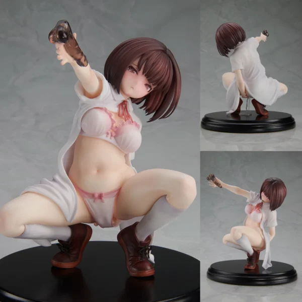 NSFW 8cm Japanese Anime Hentai Figure Hiiragi Mayu Action Figurine Adult Anime Girl Statue 18 Removable Clothes Model Toy Doll