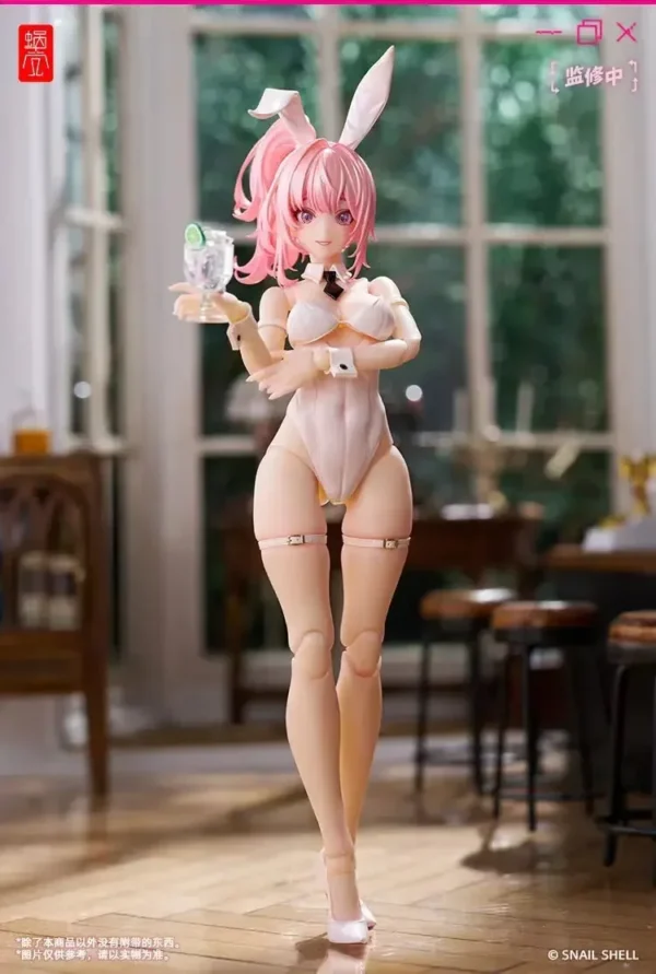 In Stock Snail Shell 1/12 Scale Lovely Rabbit Girl Aileen Pink Vehicle Female Warrior Full Set 6in Action Figures Body Doll Toy - Image 5