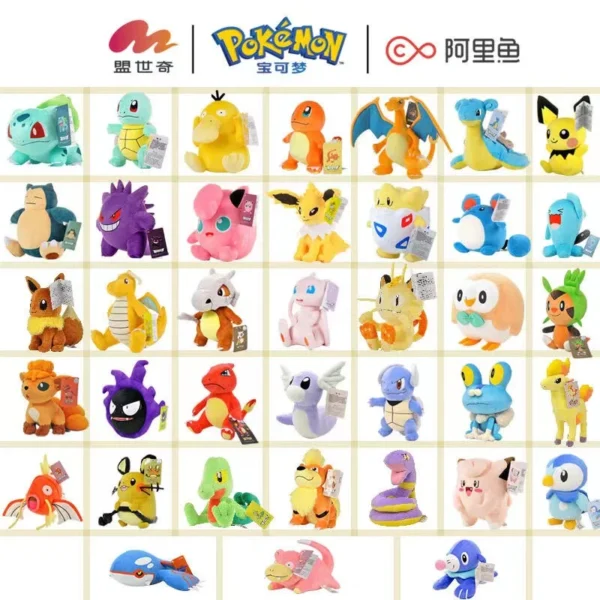 43 Styles Anime Pokemon Original Kawaii Plush Doll Toys Pikachu Charizard Cartoon Figure Plush Throw Pillow Boys And Girls Gifts - Image 4