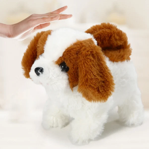 Electric Plush Puppy Can Wag Its Tail and Walk Cute Electric Plush Pet Children's Educational Interactive Toy Christmas Gift - Image 3