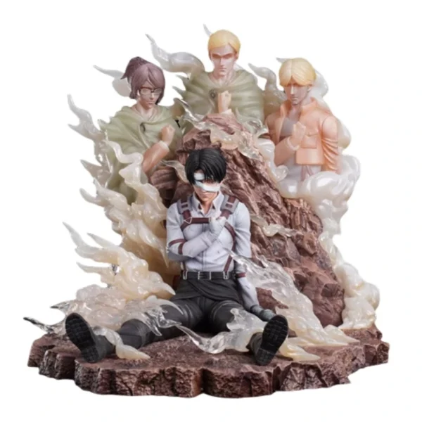 33Cm Gk Chikara Studio Attack On Titan Rivaille Ackerman Levi Ackerman Action Figure Statue Model Garage Kit Toys Gift