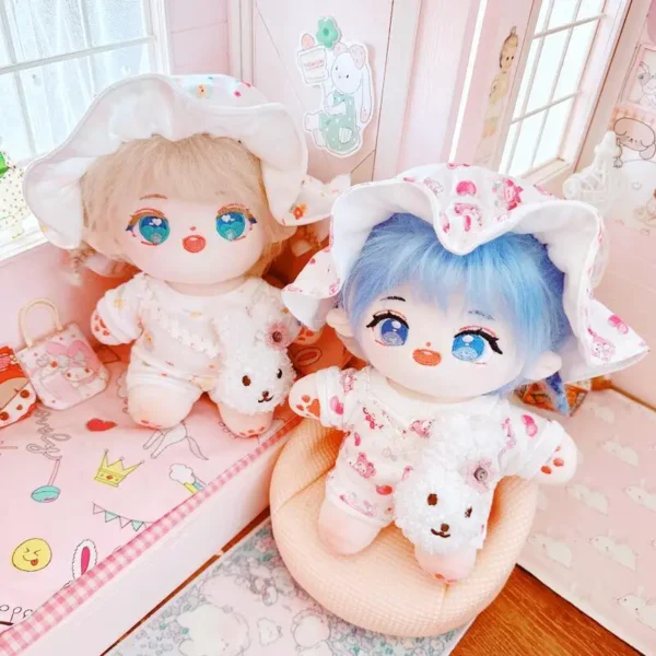 20cm IDol Doll Plush Cotton Star Dolls Kawaii Stuffed Baby Plushies No Attributes Dolls Toys Fans Collection Children Gifts - Image 4