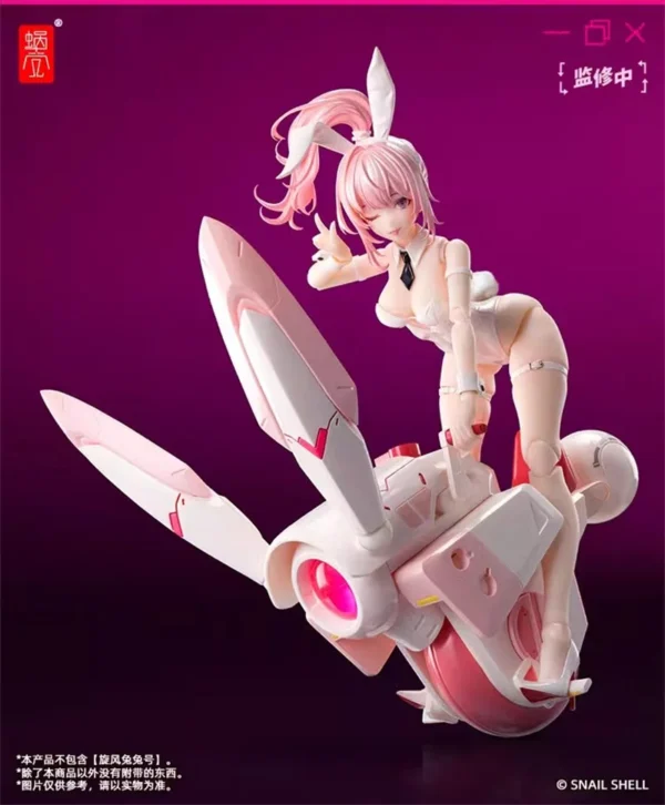 In Stock Snail Shell 1/12 Scale Lovely Rabbit Girl Aileen Pink Vehicle Female Warrior Full Set 6in Action Figures Body Doll Toy - Image 4